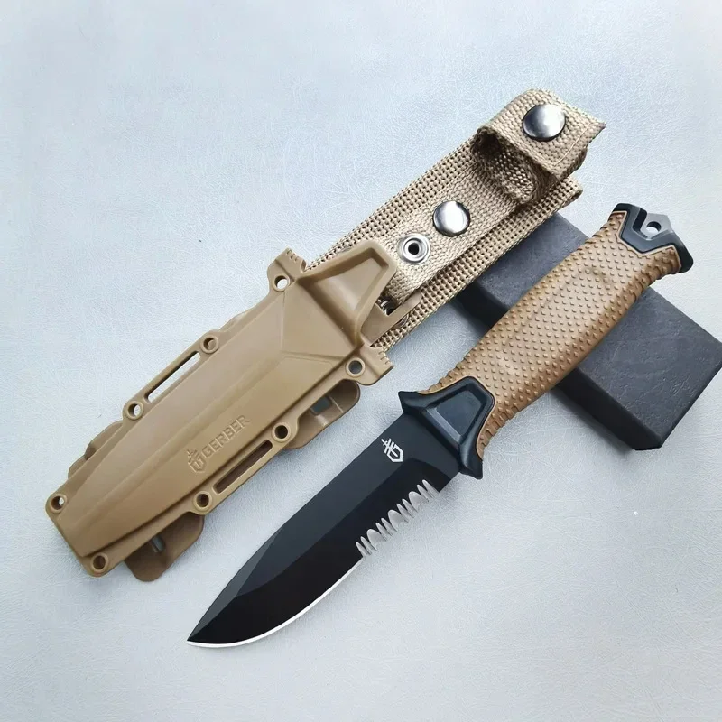 Bushcraft Knife Fixed - Coltello Pieghevole da Esterno Multiuso per