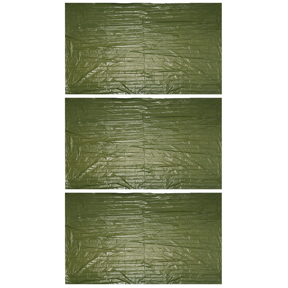 Survival Blanket Reflective - 3 Pezzi di Coperte di Emergenza