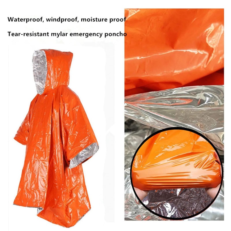Set di 4 Pezzi di Poncho d'Eme - Survival Blanket Reflective recensione e prezzo
