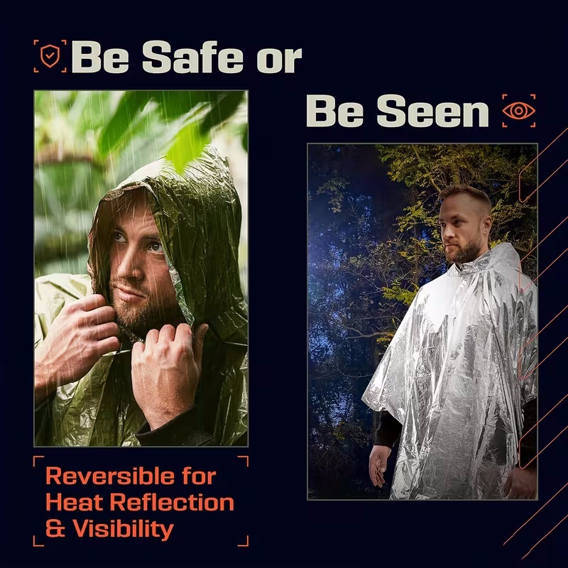 Set di 4 Pezzi di Poncho d'Eme - Survival Blanket Reflective recensione e prezzo
